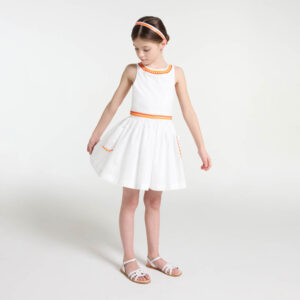 Girl dress in cotton voile