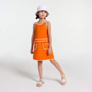 Girl terry cloth dress