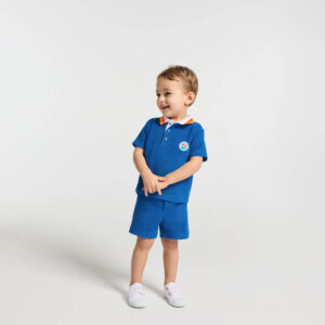 Baby boy French terry shorts set