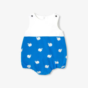 Baby two-material romper