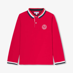 Boy polo shirt in cotton piqué