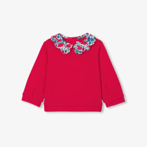 Baby girl fleece sweater