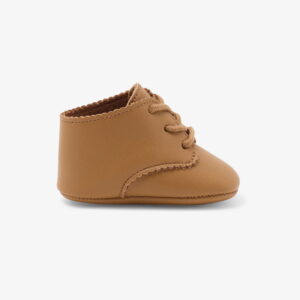 Baby leather booties