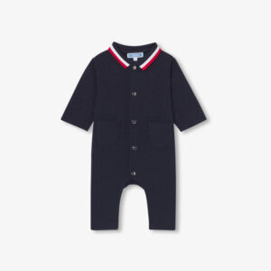 Baby boy jumpsuit in quilted jersey