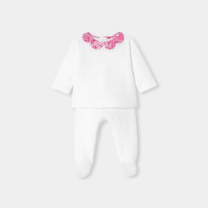 Baby girl comfort set in double sided jersey