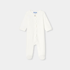 Baby girl velvet pyjamas
