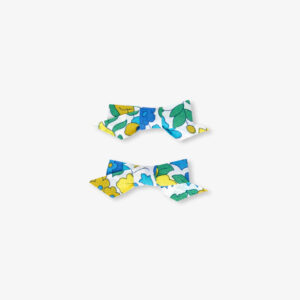 Baby girl duo of Liberty fabric bow hair clips