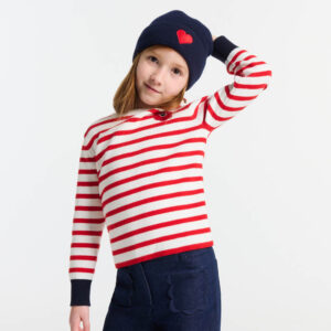 Girl striped sweater
