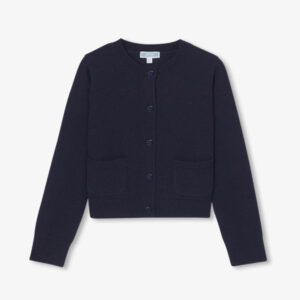 Girl wool and cashmere cardigan