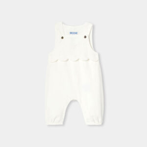 Baby girl velvet overalls
