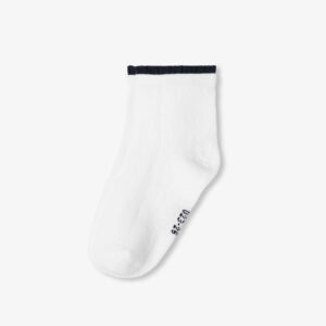 Girl socks with contrasting ruffle