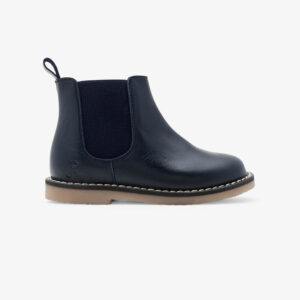Baby leather booties