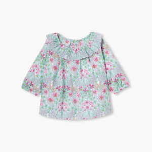 Baby girl blouse in Liberty fabric