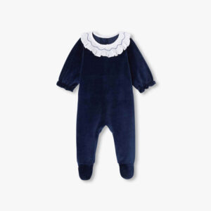 Baby girl velvet pyjamas