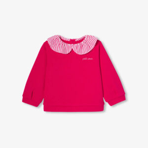 Baby girl fleece sweater