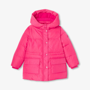 Girl long down jacket