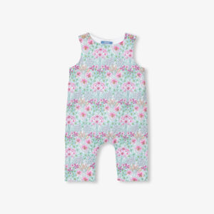 Baby girl jumpsuit in Liberty fabric