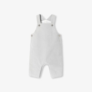 Baby boy dungarees in smooth velvet