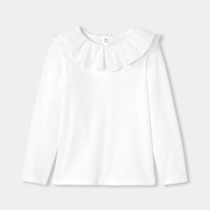 Girl T-shirt with a collar