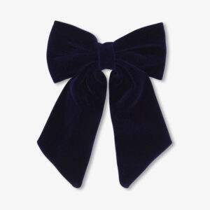 Girl velvet bow hair clip
