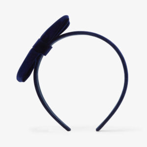 Girl velvet bow headband
