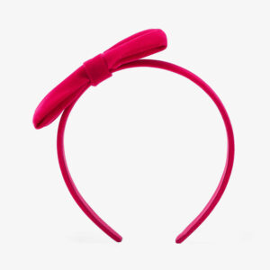 Girl velvet bow headband