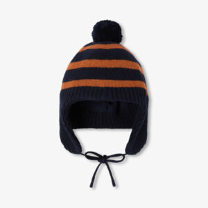 Baby boy hat with stripes
