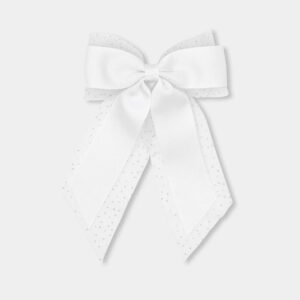 Girl velvet bow hair clip