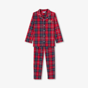 Boy Holiday pajamas in flannel