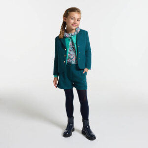 Girl herringbone shorts