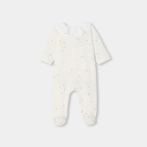 Baby girl velvet Christmas pyjamas