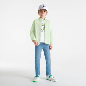 Boy fitted straight jeans