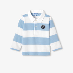 Baby boy long-sleeved polo shirt