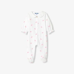 Baby girl pyjamas in interlock cotton