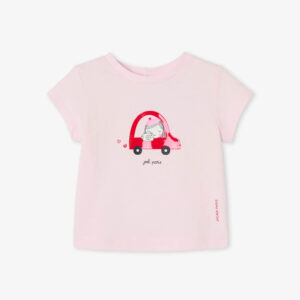 Baby girl cotton T-shirt with pattern