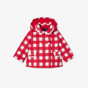 Baby girl gingham coat