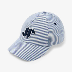 Striped cotton cap for children