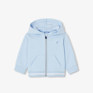 Baby boy piqué zip-up sweatshirt