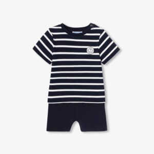 Baby boy cotton shorts set
