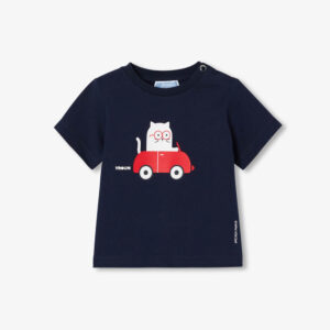 Baby boy short-sleeved cotton T-shirt