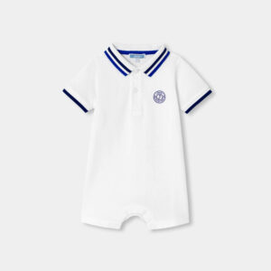 Baby boy polo shirt jumpsuit