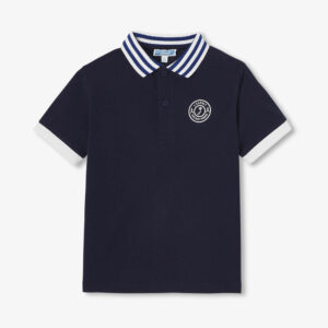 Children's cotton polo shirt
