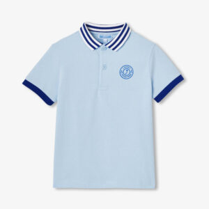 Children's cotton polo shirt