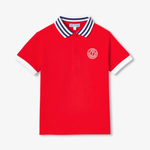 Children's cotton polo shirt