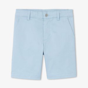 Boys' twill cotton Bermuda shorts