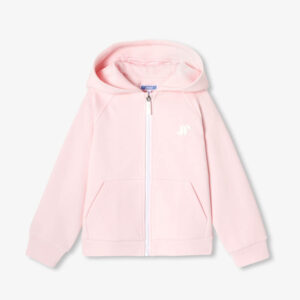 Girl piqué zip-up sweatshirt