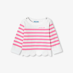 Baby girl striped top
