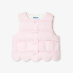 Baby girl sleeveless padded jacket