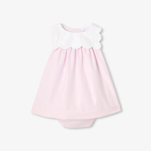 Baby girl dress in cotton poplin
