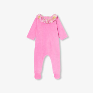 Baby girl velvet pyjamas